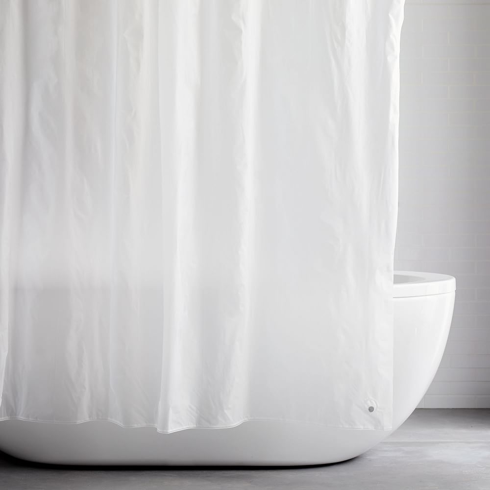 Shower Curtain Liner, Clear, 72"x74" - Image 0