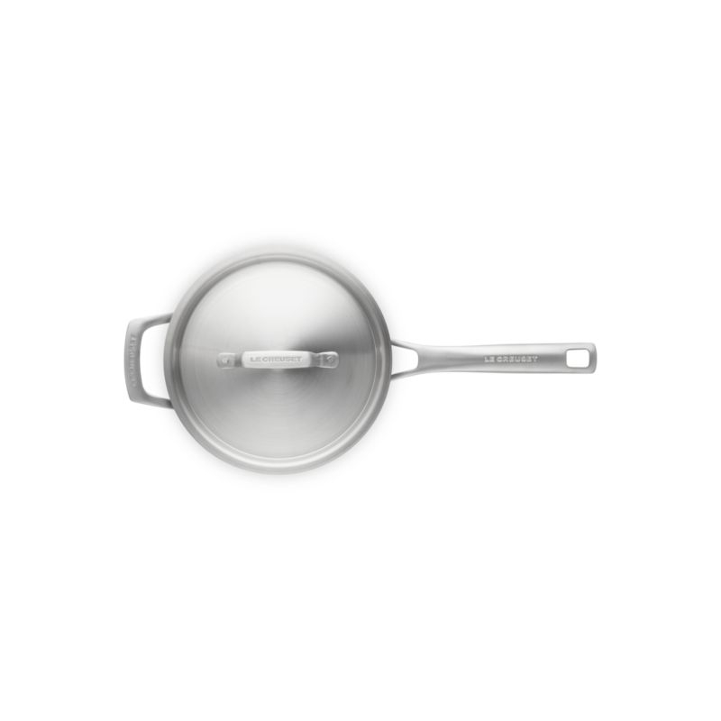 Le Creuset ® Essential Stainless Steel 4-Qt. Covered Saucepan - Image 2