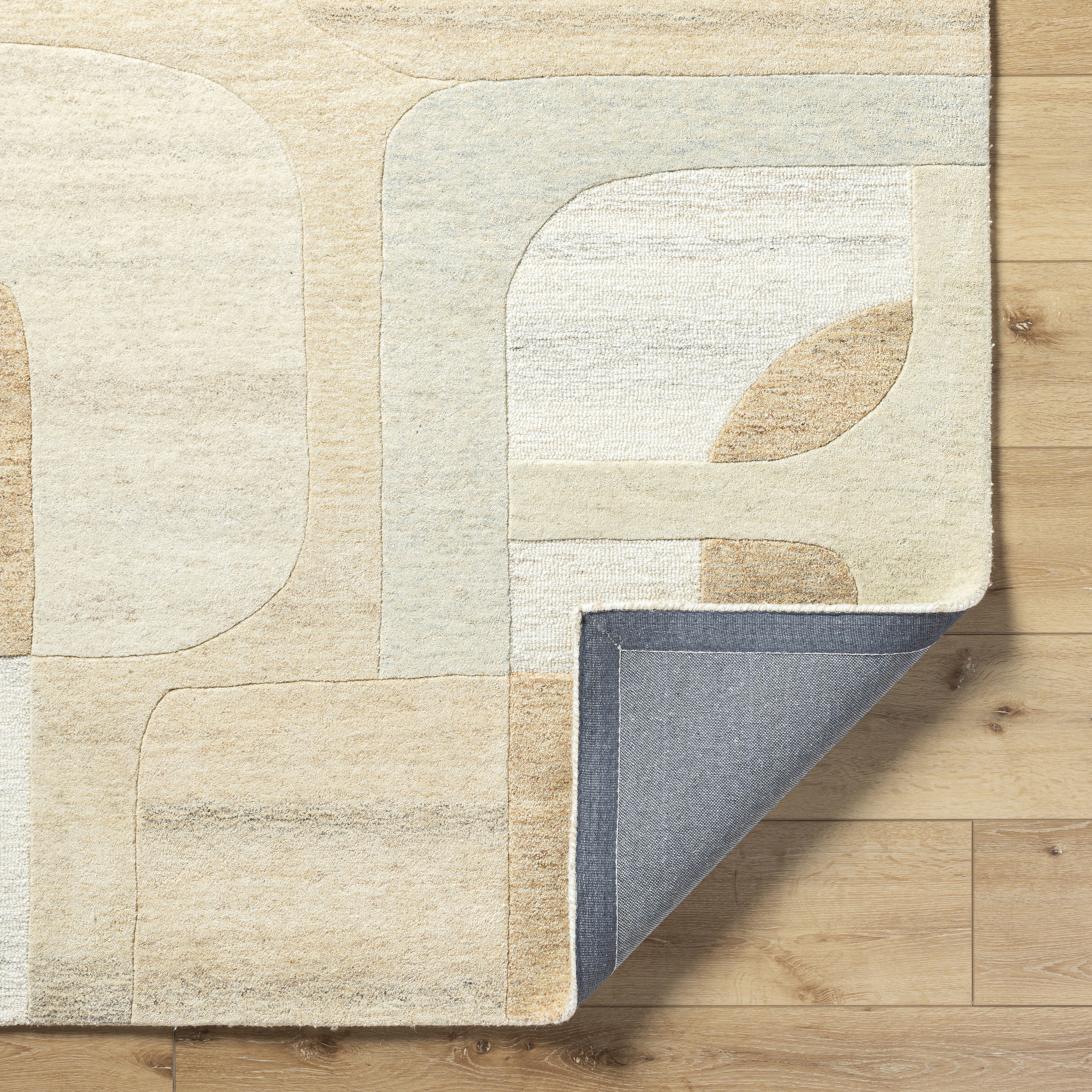 Brook Beige Indoor 2' x 3' Handmade Rug - Image 4