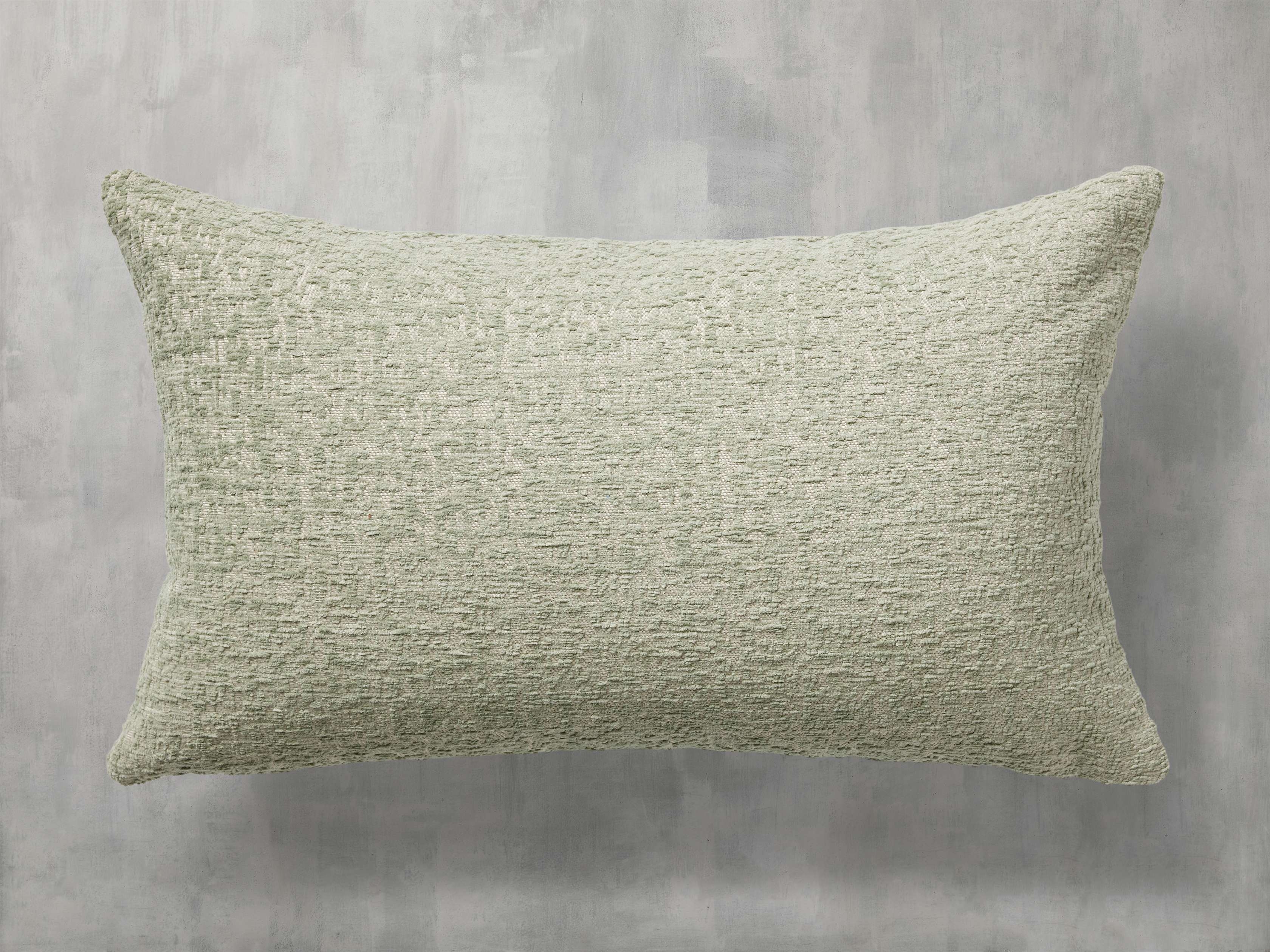 Inslee Outdoor Lumbar Pillow in Polyester Green  Sage - Image 0