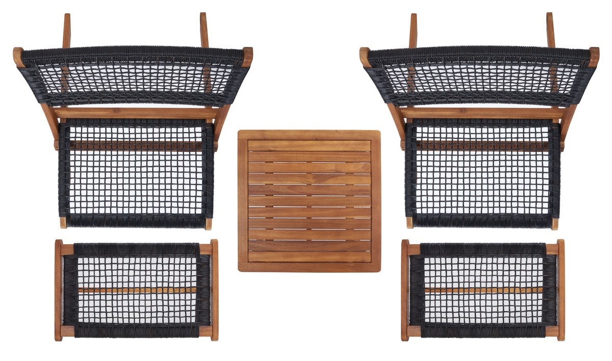 Casella Living Set - Natural/Black - Safavieh - Image 8