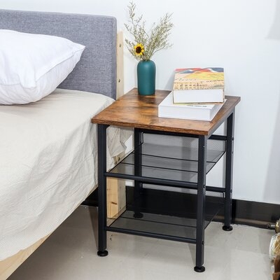 Boligee Wooden Nightstand - Image 0