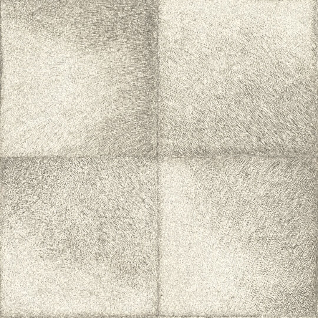 "Galerie Wallcoverings Faux Fur Tile 33' L x 20.87"" W Smooth Wallpaper Roll" - Image 0