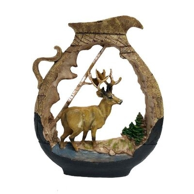 Deer In A Jug Figurine - Image 0