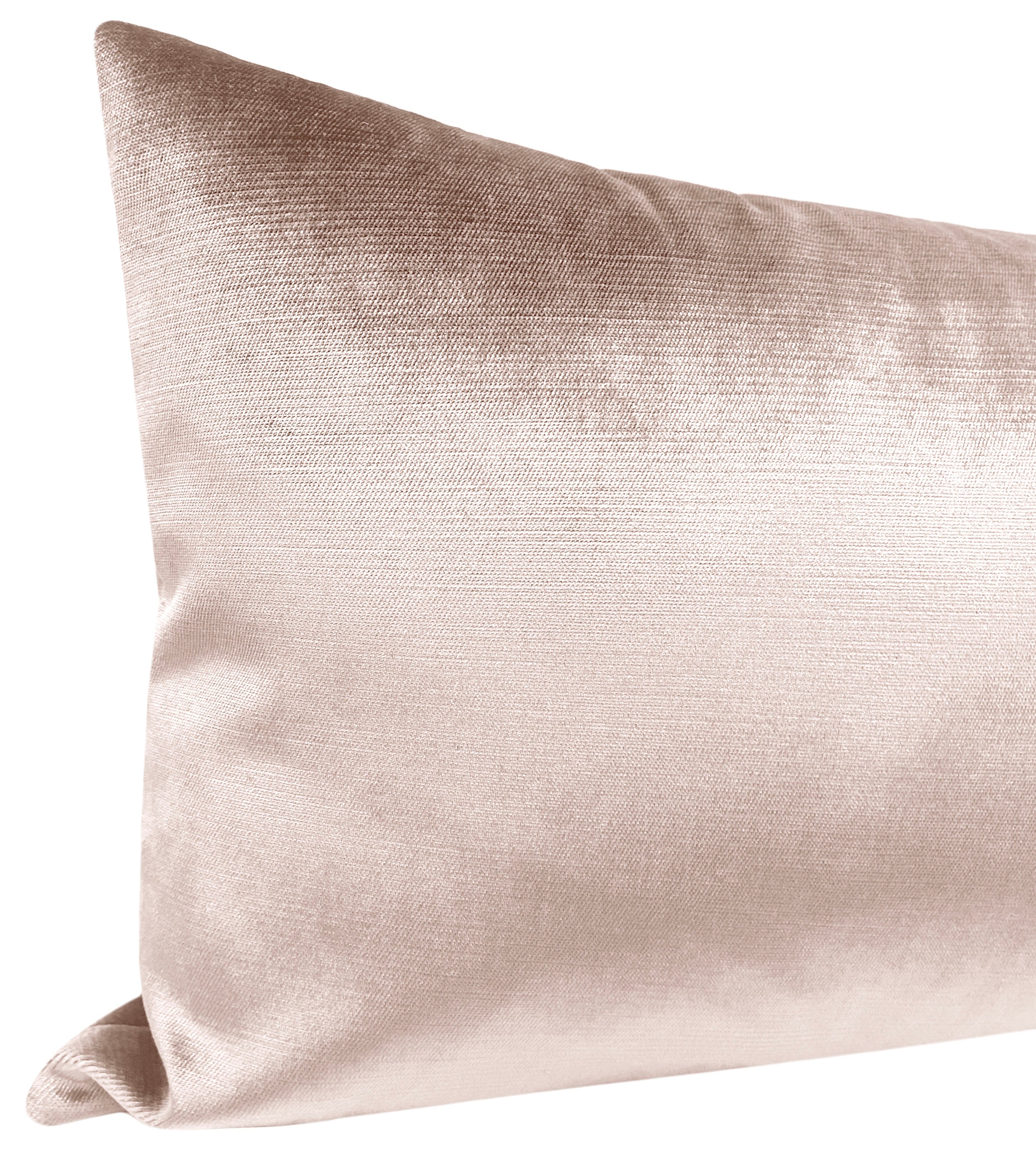 THE XL LUMBAR :: FAUX SILK VELVET // BALLET - BY THE YARD - Image 3