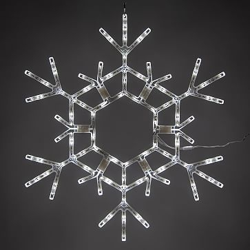 Folding Snowflake Led Warm White Lights 36 Inch - Image 3