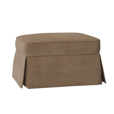 Montague 32" Rectangle Slipcovered Ottoman - Image 0