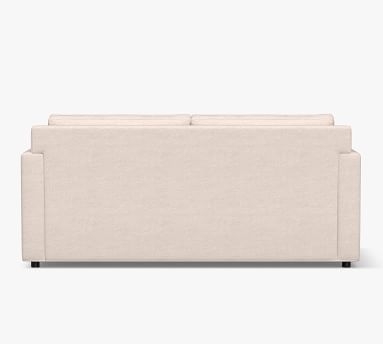 Sanford Square Arm Upholstered Sofa 74", Polyester Wrapped Cushions, Performance Heathered Basketweave Alabaster White - Image 4