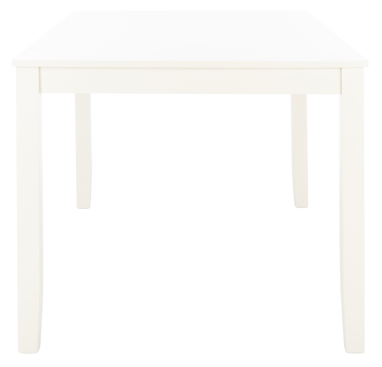 Silio Rectangle Dining Table - White - Safavieh - Image 4