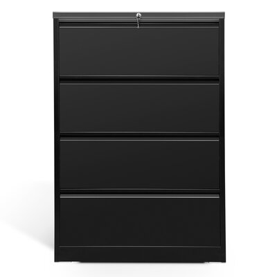 Metal 4-Drawer Vertical Filing Cabinet - Image 0