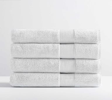 Classic Organic Bath Towels, White, Set of 4 - Image 0