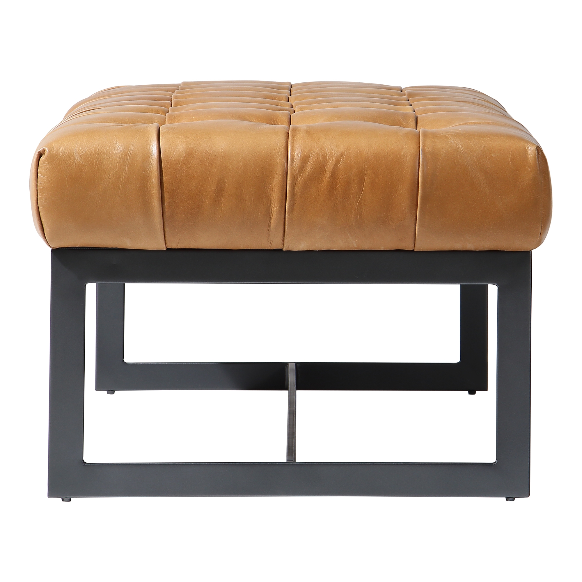 Wyatt Leather Bench Tan - Image 2