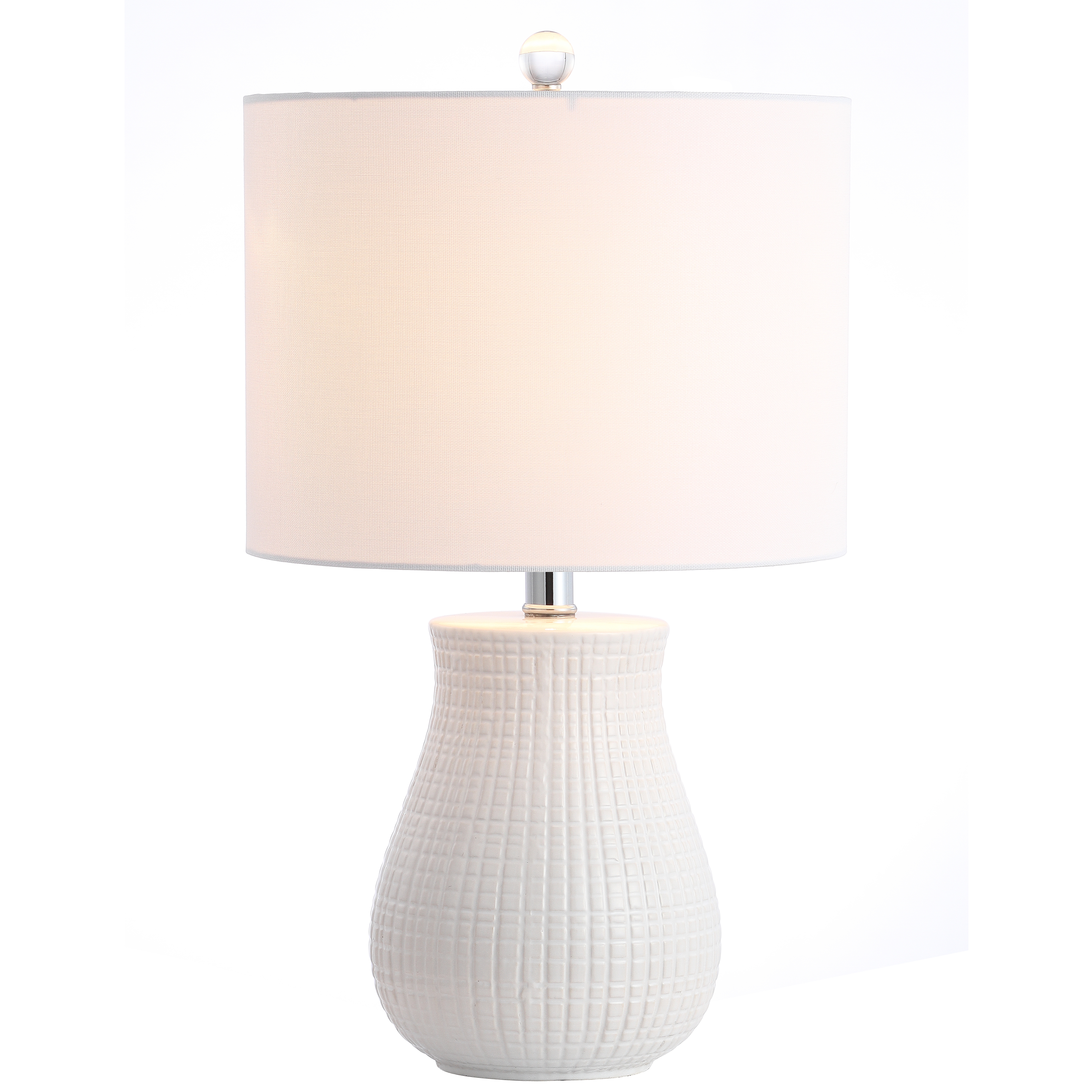 Dayton Table Lamp - White - Safavieh - Image 1