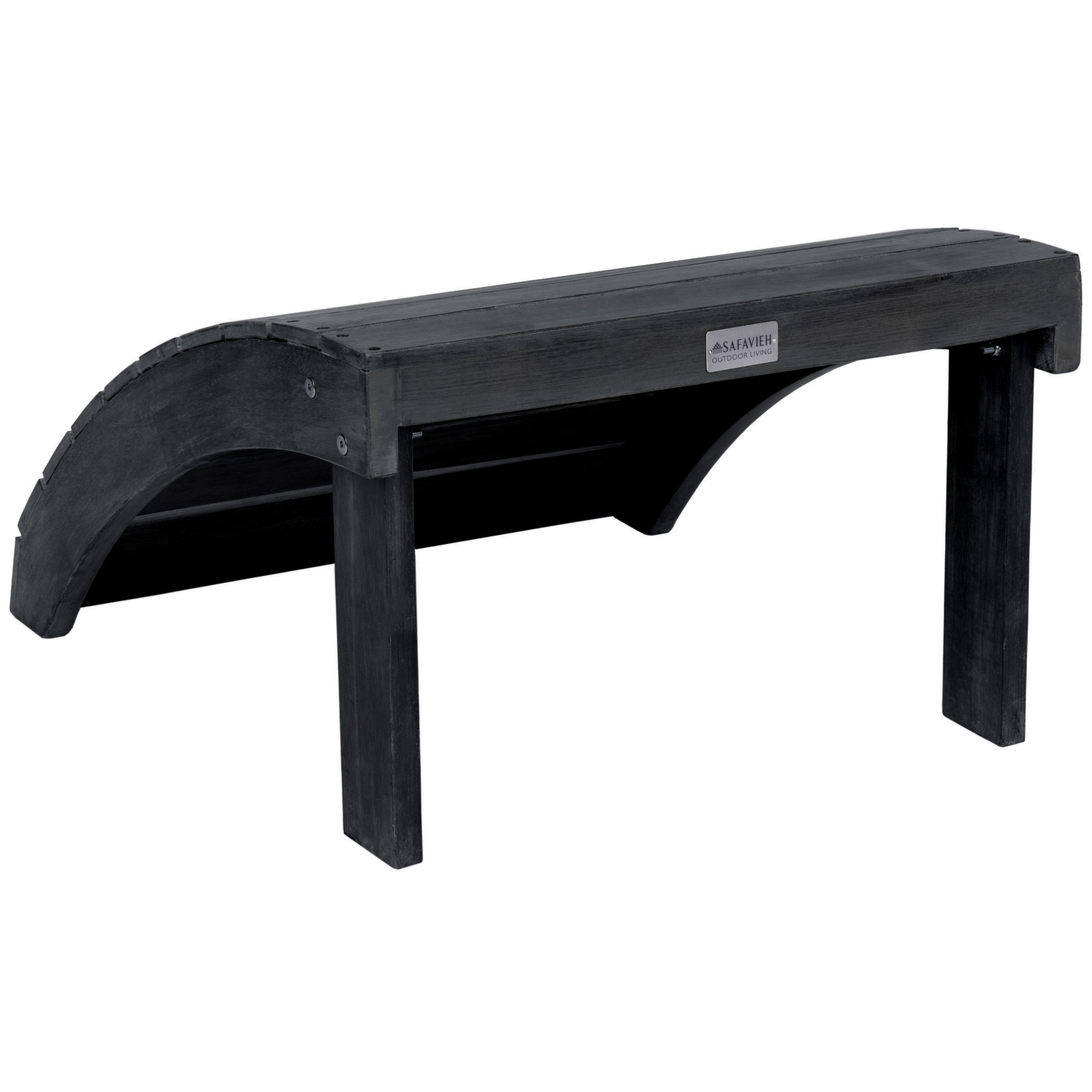 Mopani Ottoman - Dark Slate Grey - Safavieh - Image 2