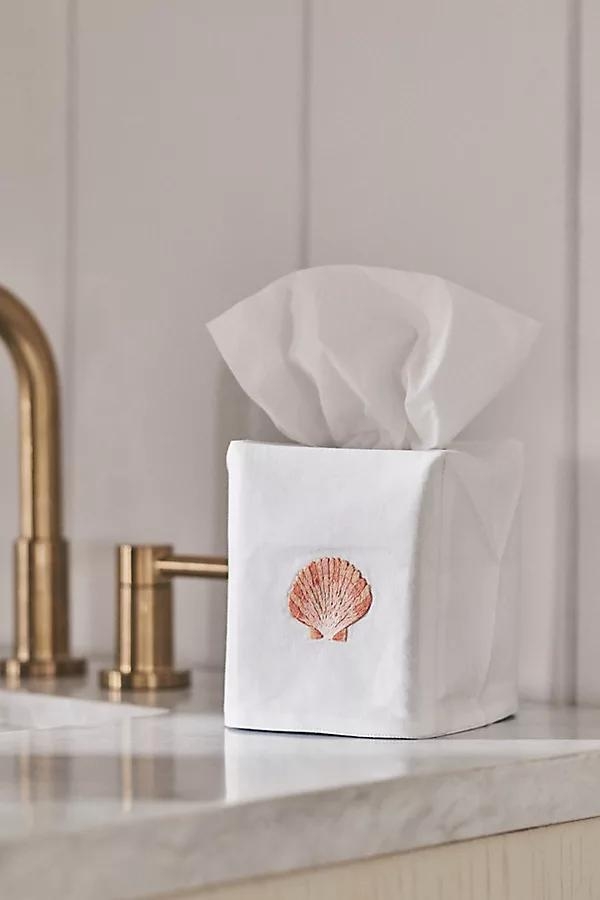 Hand-Embroidered Icon Tissue Box Cover - Image 0