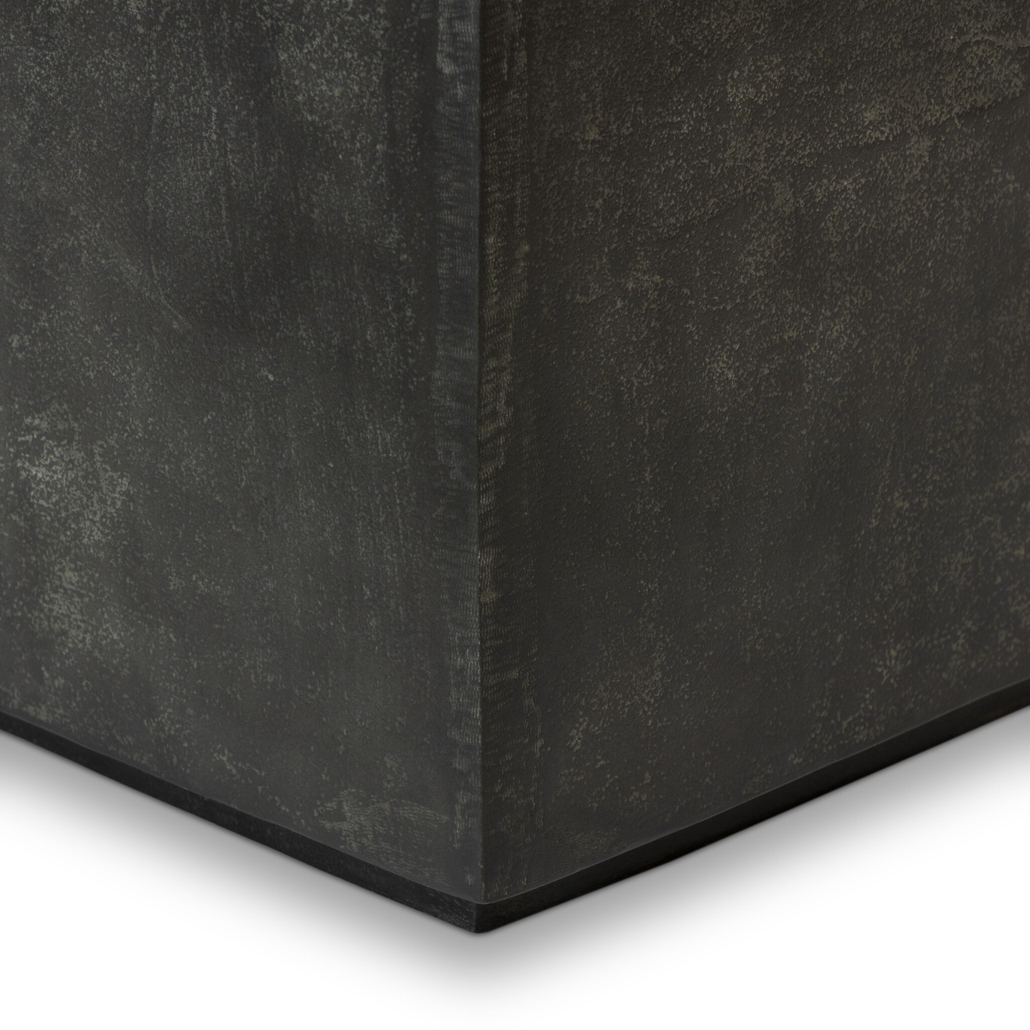 Graso Outdoor End Table - Aged Grey - Image 7