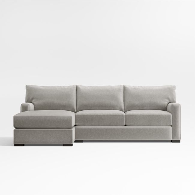 Axis Classic 2-Piece Sectional Sofa with Storage Chaise Lounge - Image 0