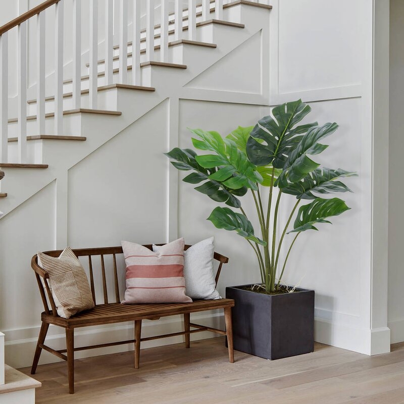 Artificial Philodendron Tree in Pot - Image 1