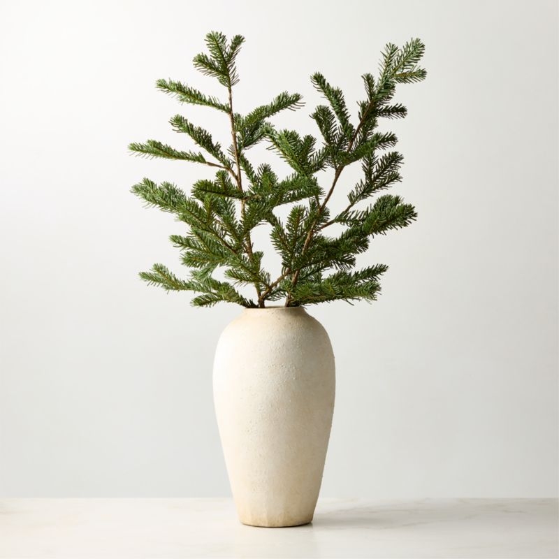 Faux Noble Fir Pre-Lit LED Holiday Stem with Warm White Lights 40" - Image 2
