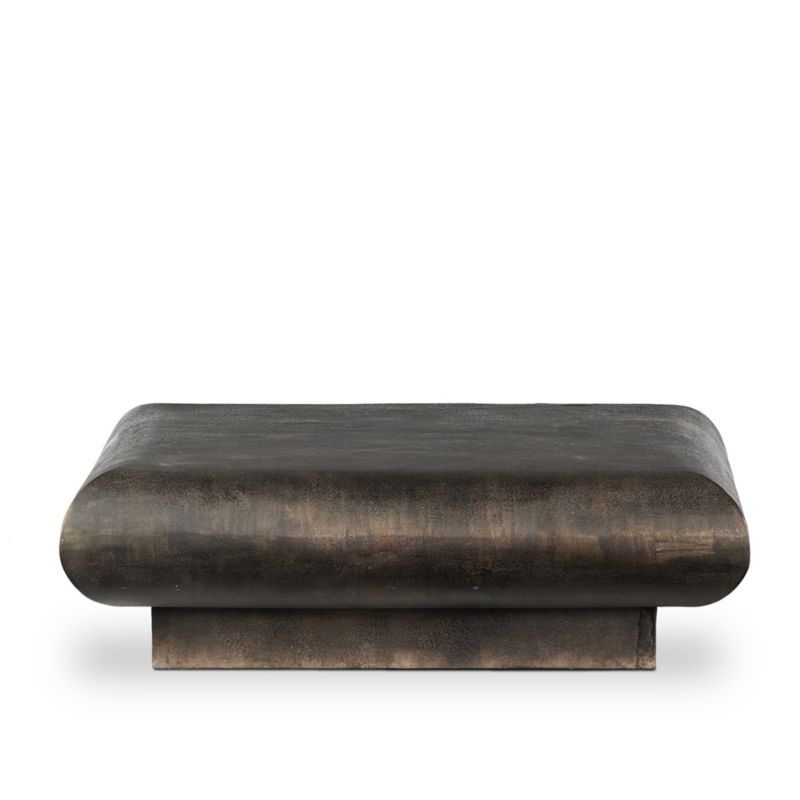 Serenity Distressed Bronze Indoor/Outdoor Coffee Table - Image 4