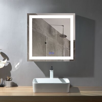 Ivy Bronx 60 X 36 Inch LED Bathroom Mirror/Dress Mirror With Touch Button, Anti Fog, Dimmable, Bluetooth Speakers, Vertical / Horizontal Mount (55C2AA4C80104059831C60A40220B9C5) - Image 0