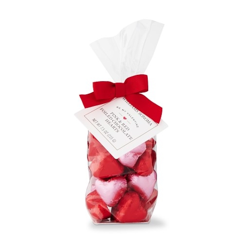 Williams Sonoma Valentine's Day Assorted Chocolate Foil Hearts - Image 0