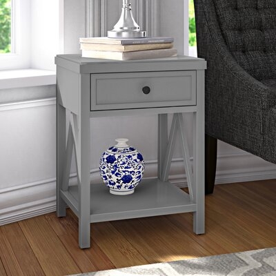 Nadeau Solid Wood End Table with Storage  - Image 0