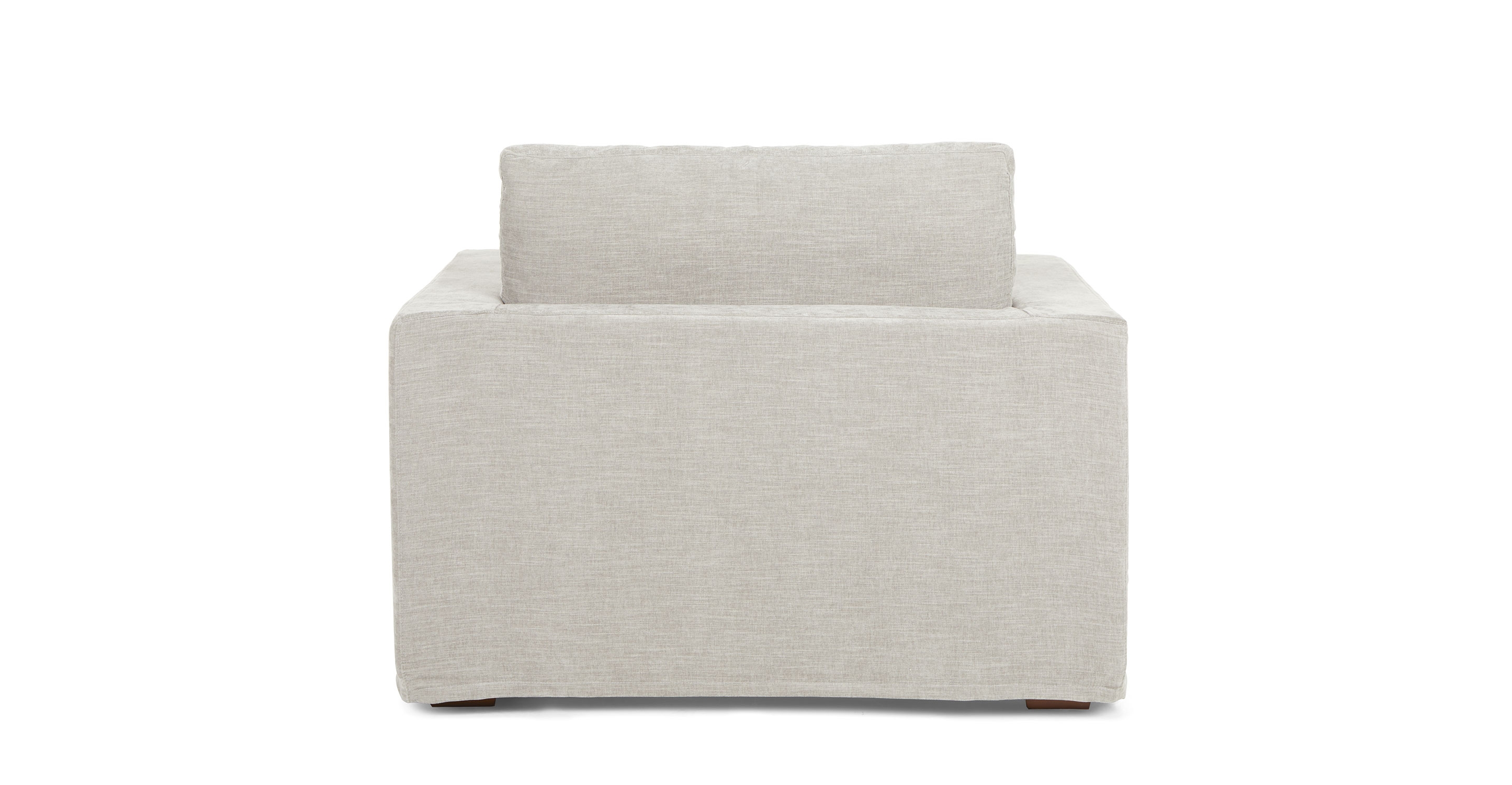 Alzey Whistle Gray Slipcover Lounge Chair - Image 3