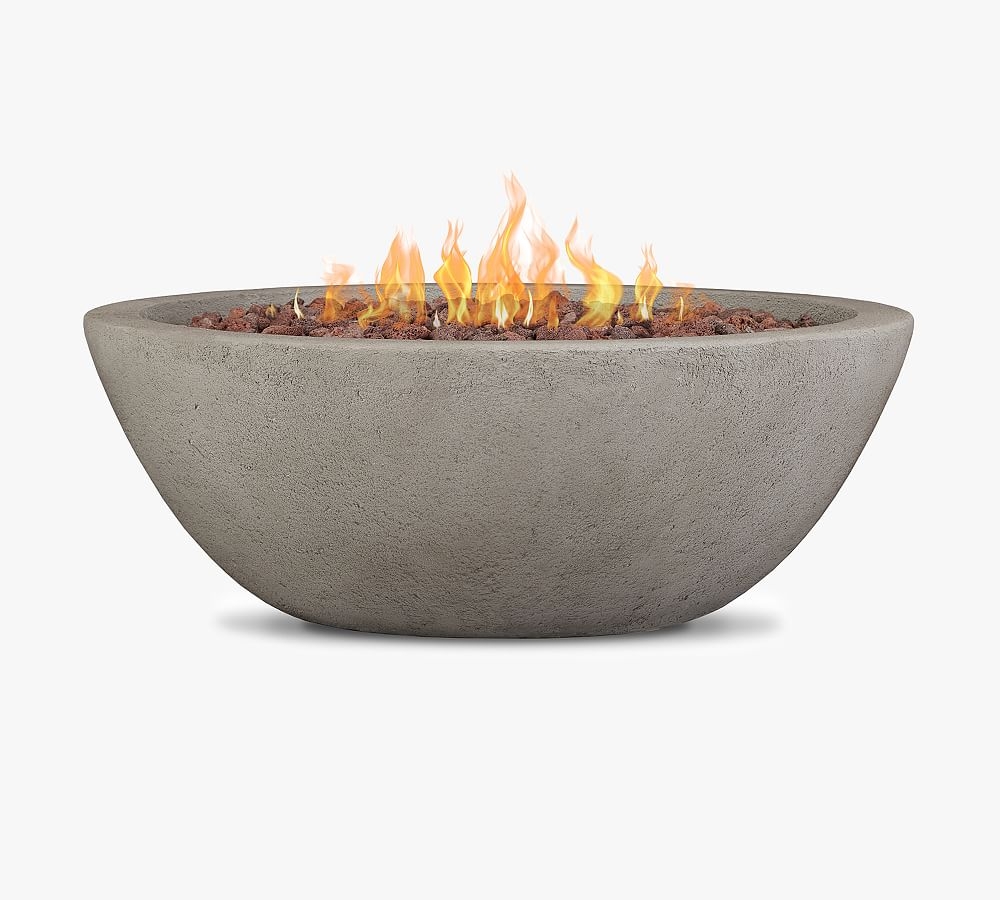 Blackwell 36" Round Propane Fire Pit, Glacier Gray - Image 0