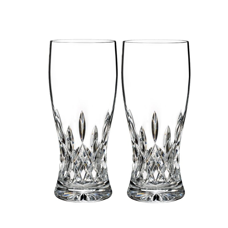 Waterford Lismore Connoisseur 18 oz. Crystal Pilsner Glass - Image 0