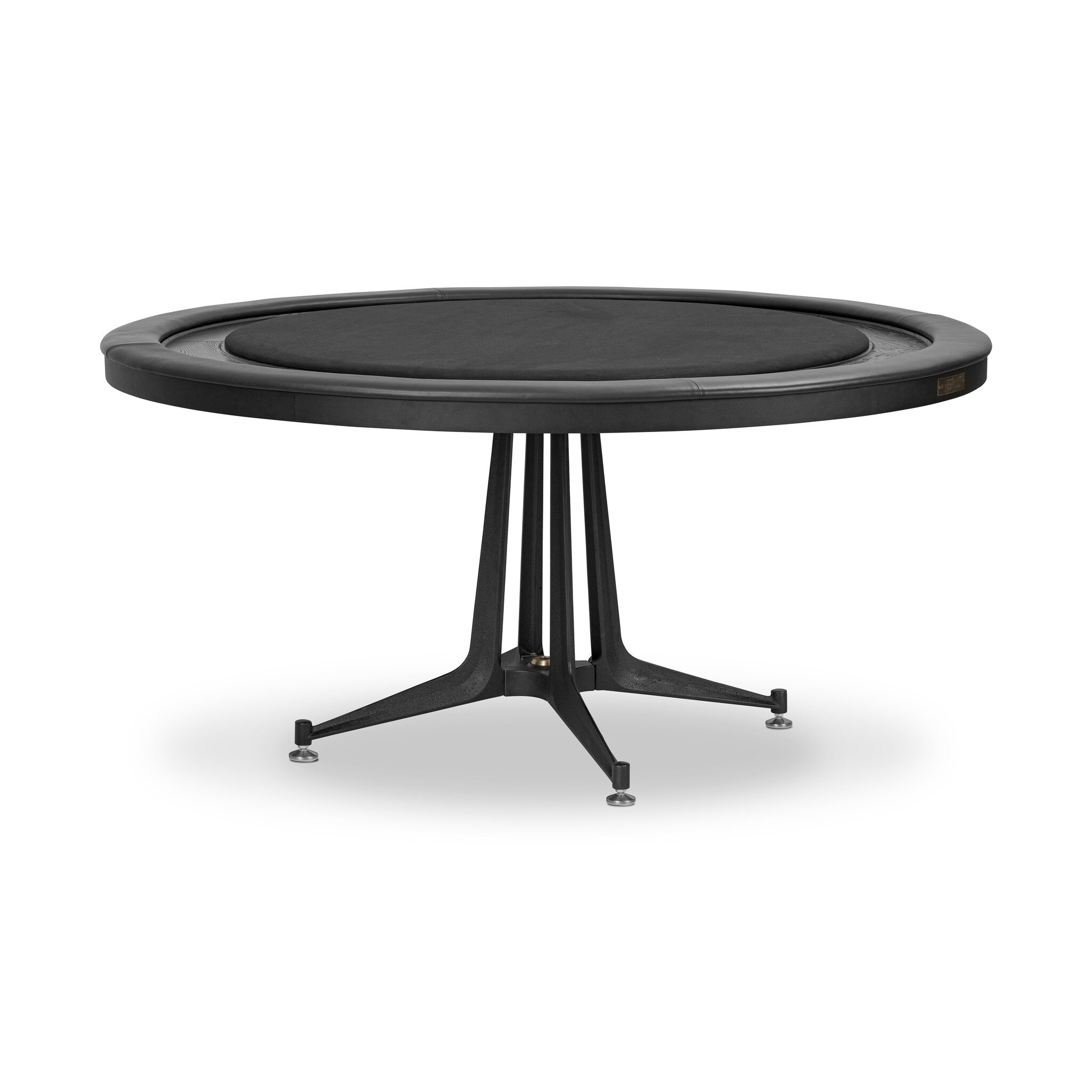 District Eight Poker Table - Ebonized Oak - Image 0