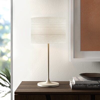 California 22.5" White/Cream Table Lamp - Image 0