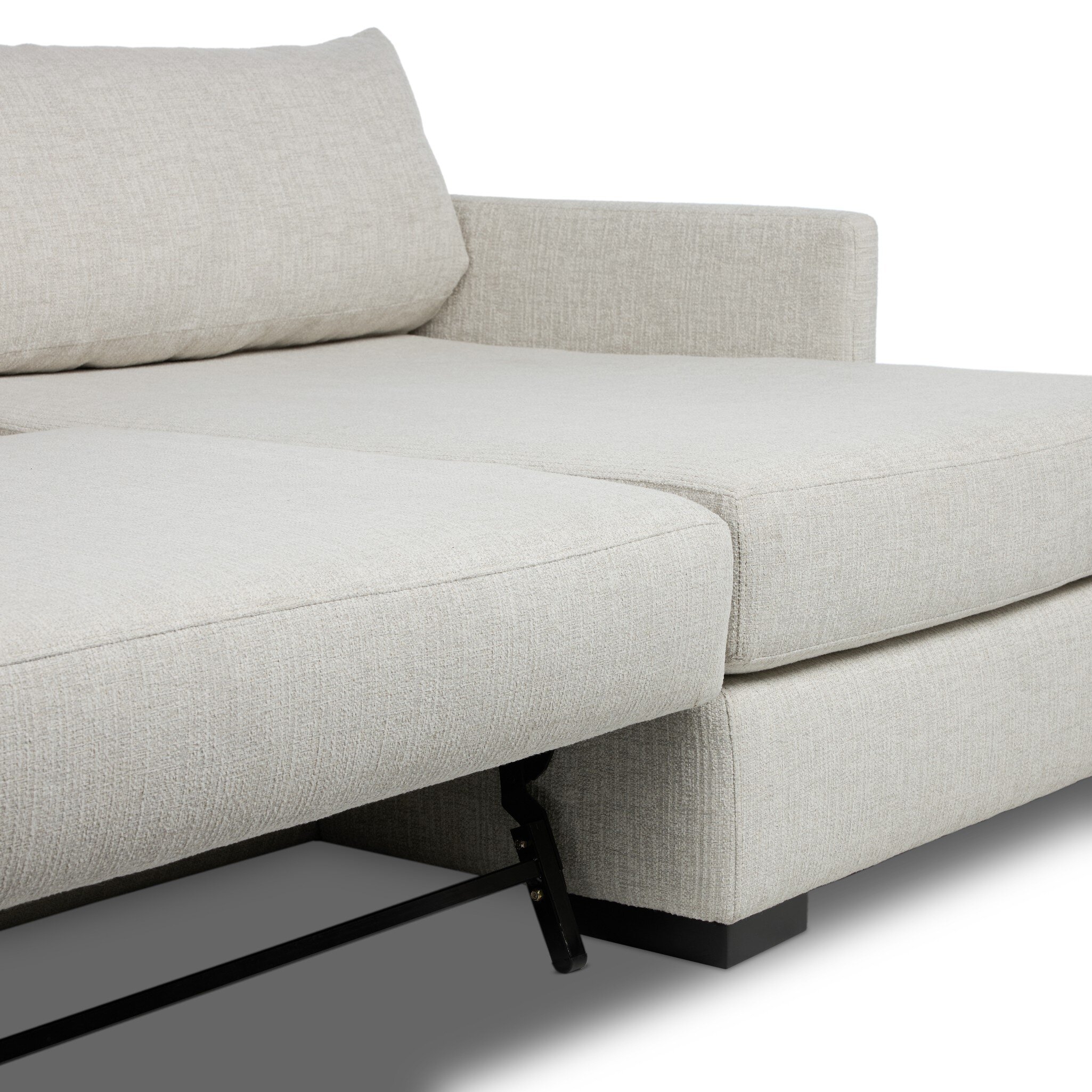 Wickham 2-Piece Sleeper Sectional - Alameda Snow - Image 10