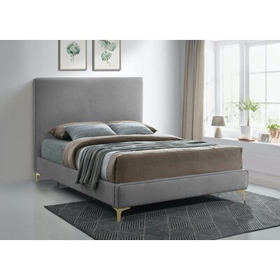 Eisenman Upholstered Low Profile Platform Bed - Image 0