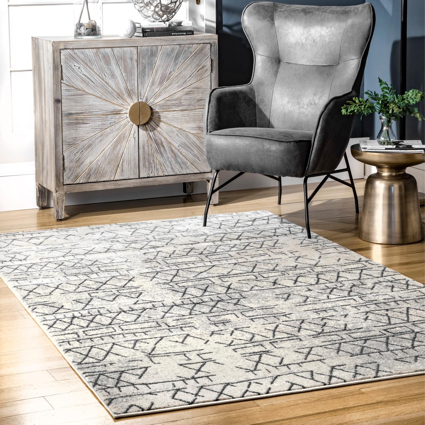 Bexley Faded Banded Tribal Area Rug - Image 0