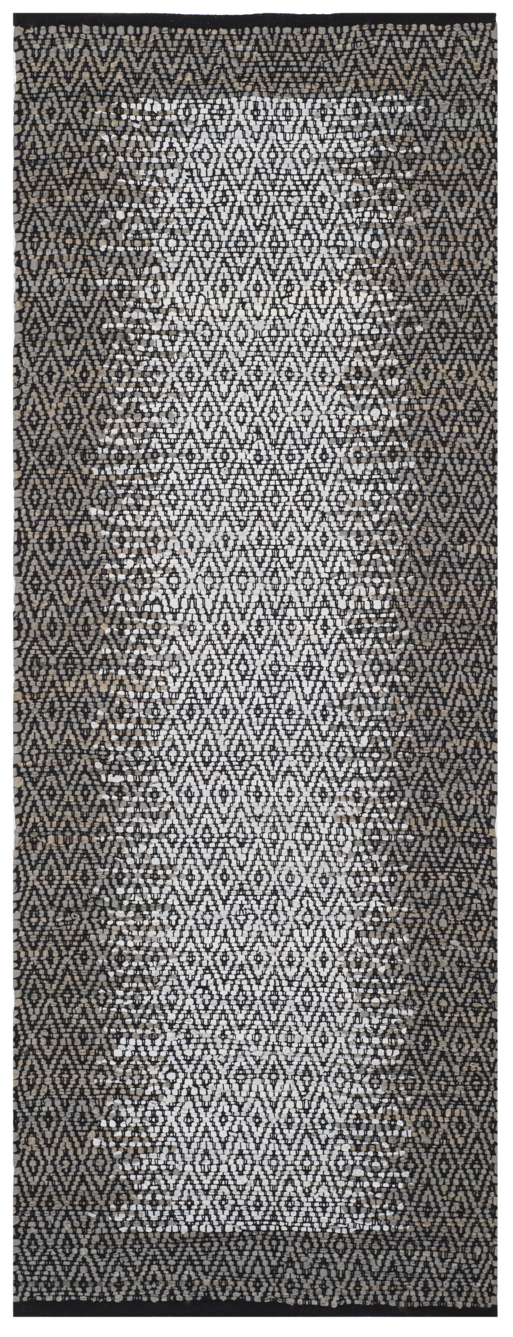 Arlo Home Hand Woven Area Rug, VTL387A, Light Grey/Grey,  2' 3" X 6' - Image 0