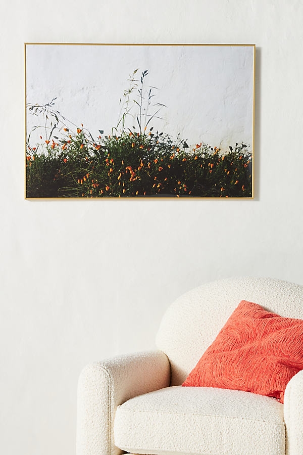 San Juan Bautista Poppies Wall Art By Artfully Walls in Green - Image 0