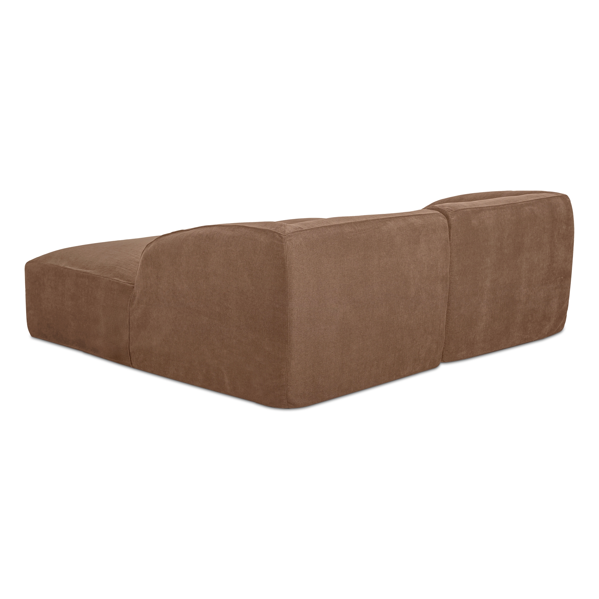 Isla Double Chaise Modular Sectional Mocha - Image 1