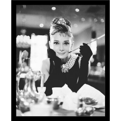 Audrey Hepburn Breakfast at Tiffanys - Picture Frame Photograph Print on Paper - Image 0