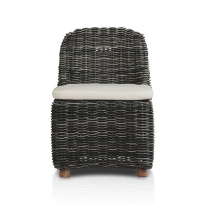 Dalva Patio Dining Side Chair with Cushion