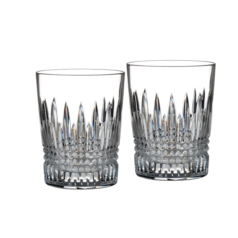 Waterford Lismore Diamond 12 oz. Crystal Whiskey Glass - Image 0