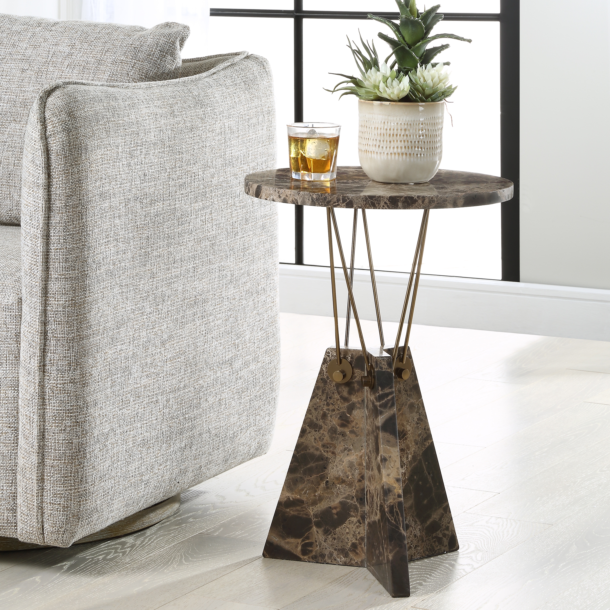 Levitate Marble Accent Table - Image 2