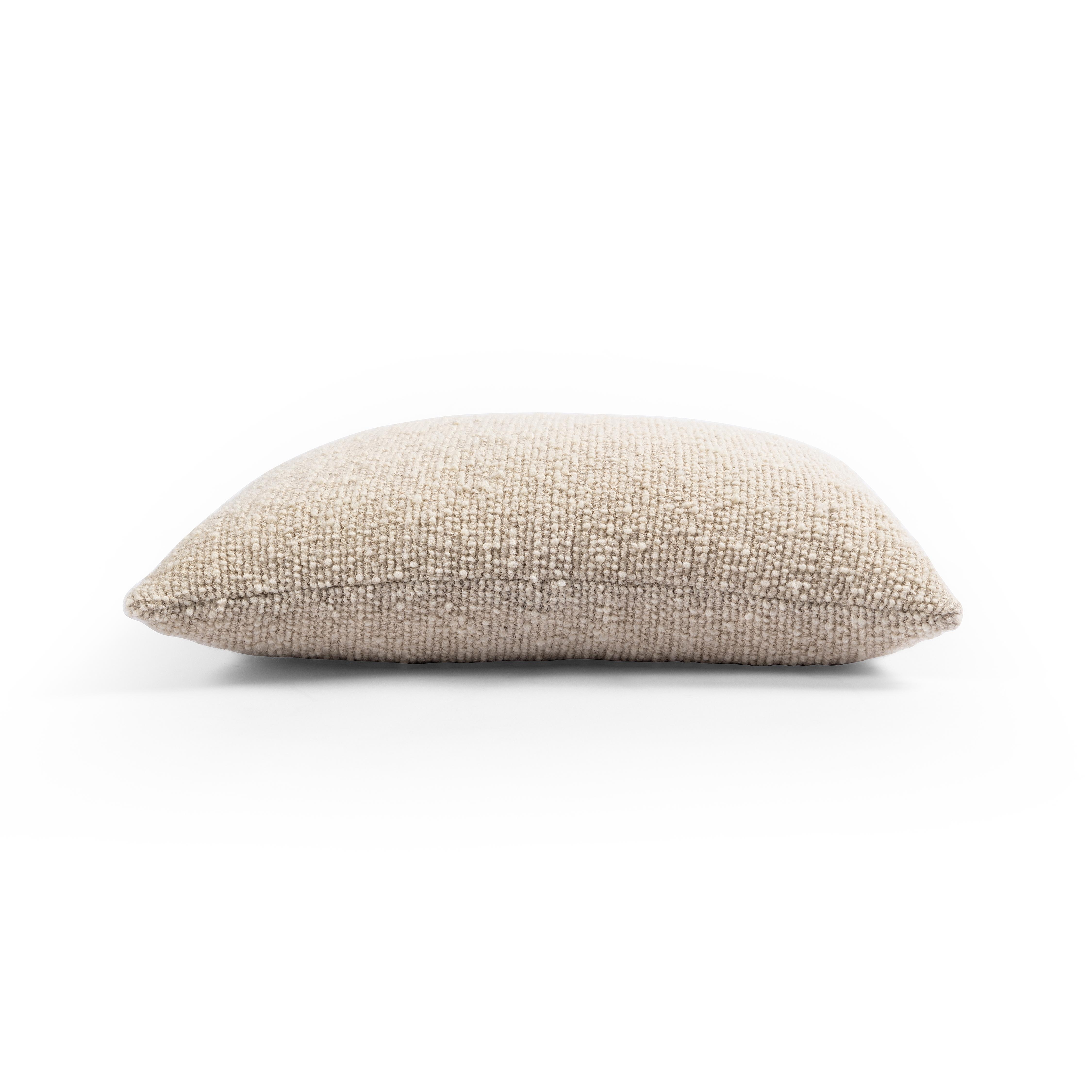 Francia Pillow-Herstal Oatmeal-16"x24" - Image 3