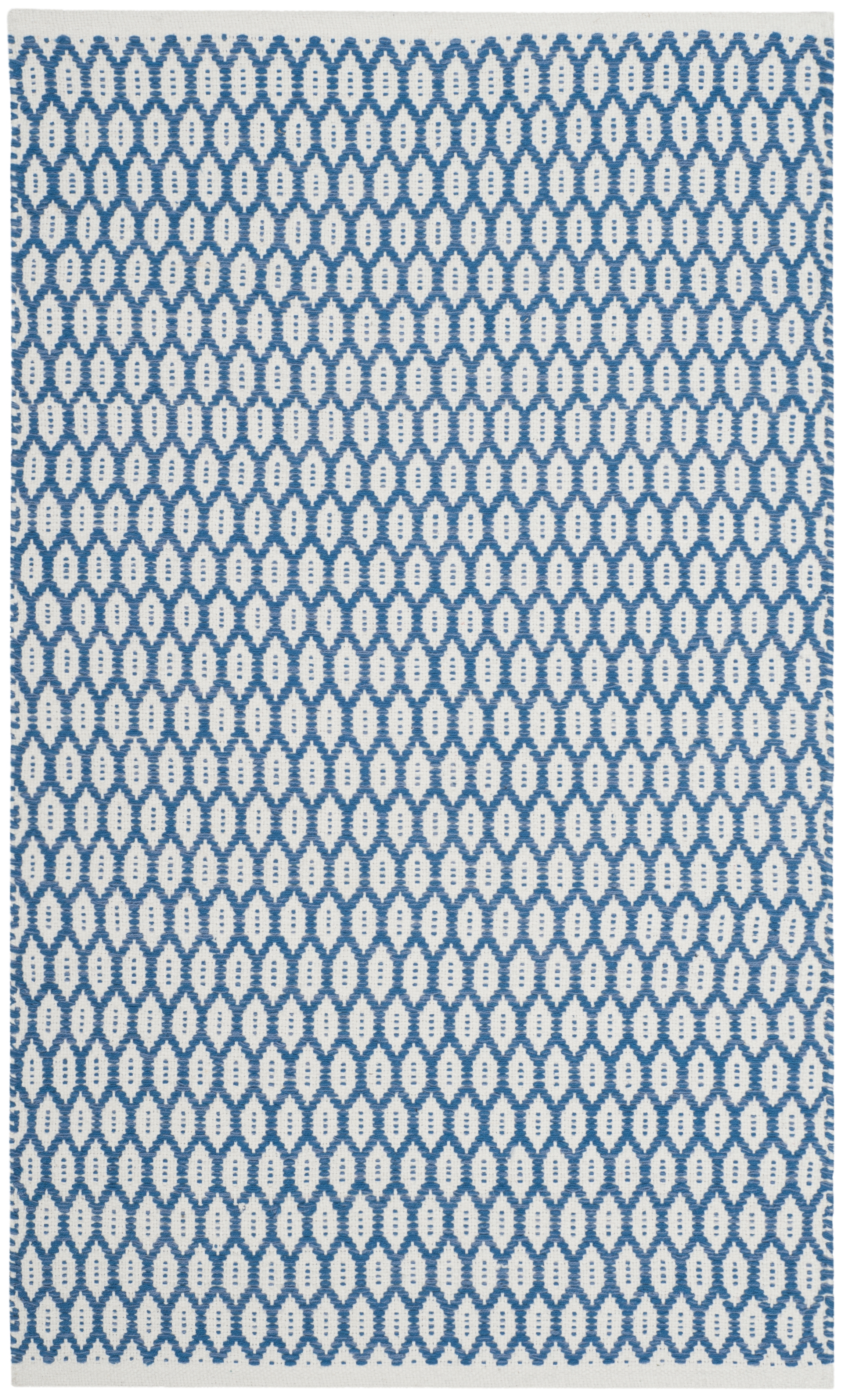 Arlo Home Hand Woven Area Rug, MTK608B, Blue/Ivory,  2' 3" X 7' - Image 0