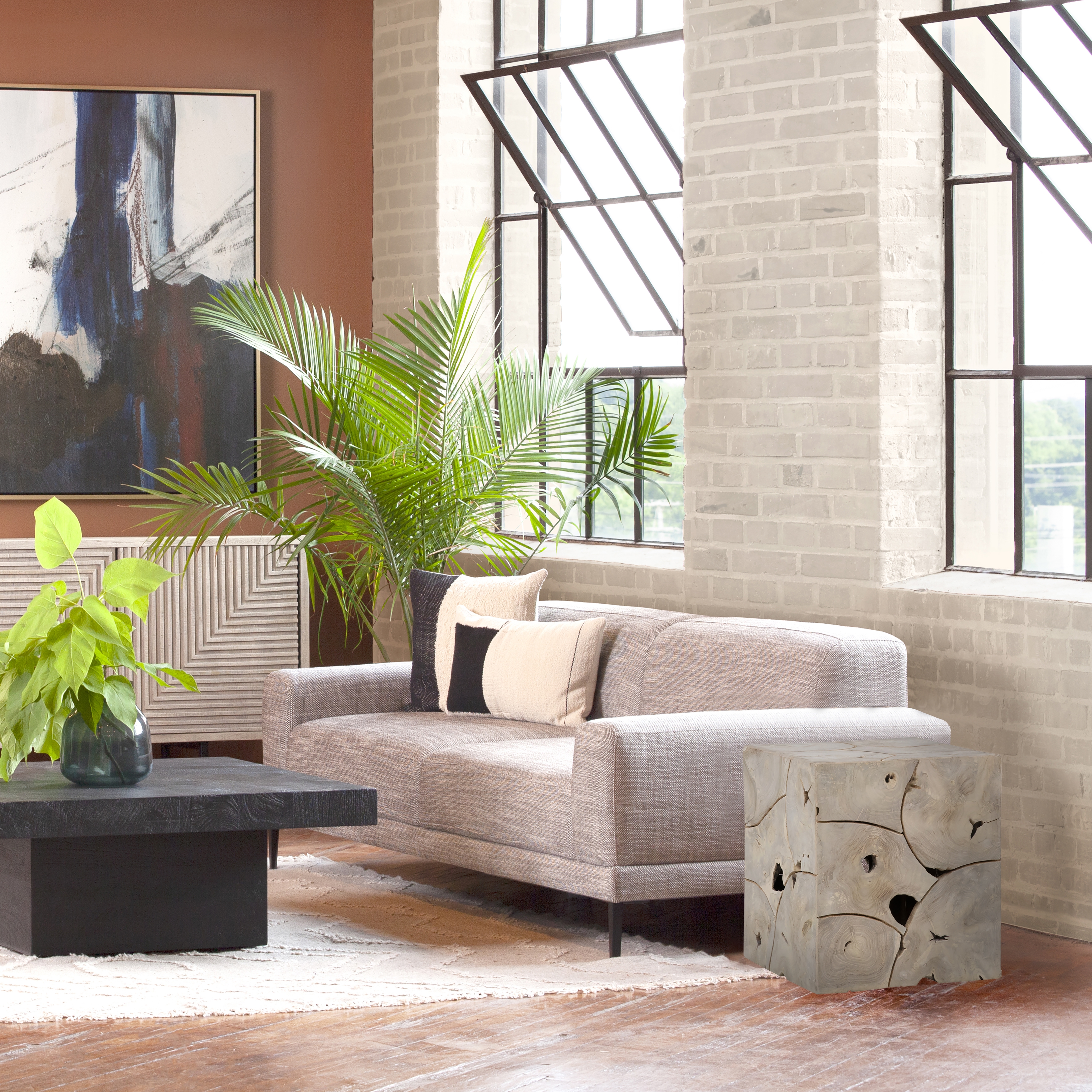 Briar Side Table Bleached - Image 2