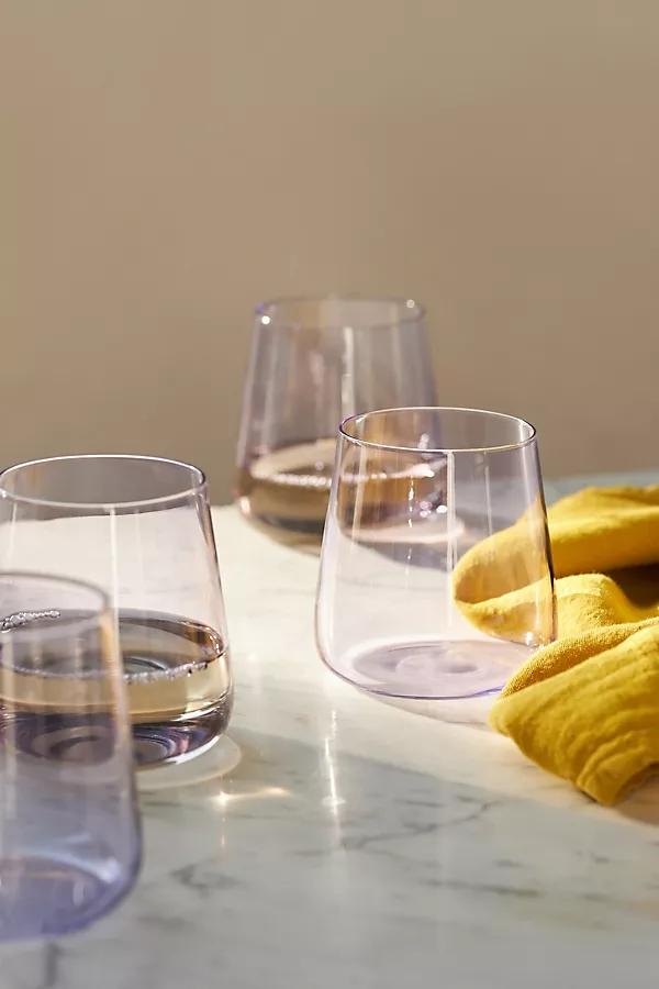 Morgan Stemless Wine Glasses, Set of 4 - Image 0