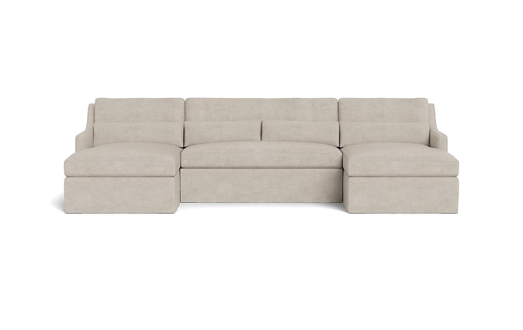 Ella Slipcovered 3-Piece 4-Seat U-Sectional - Image 0