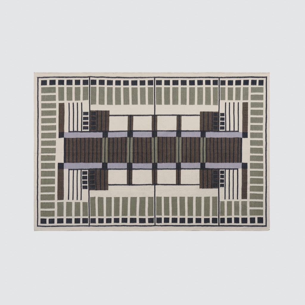 The Citizenry Amman Handwoven Area Rug | 9' x 12' | Olive - Image 4