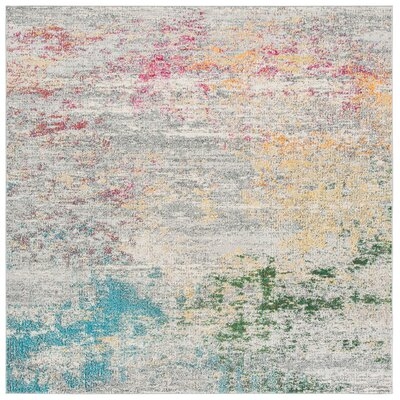 Neasa Gray/Gold Area Rug - Image 0