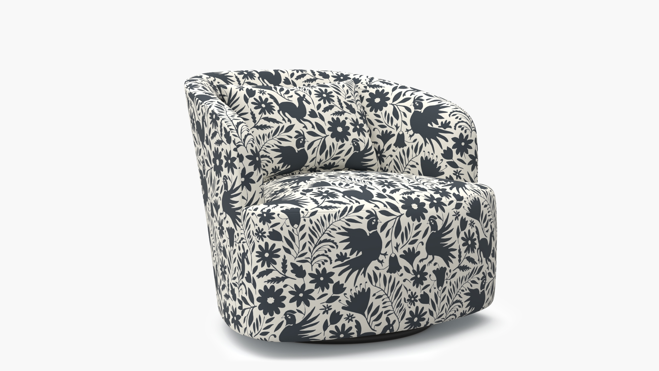 Deco Swivel Chair, Ink Frida - Image 1